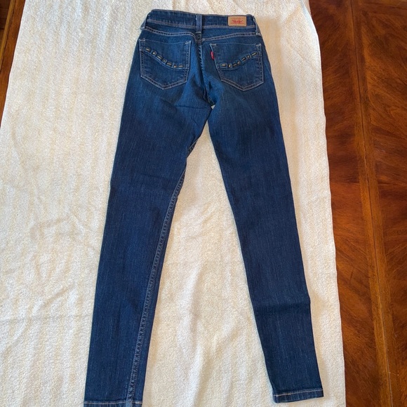Levi’s 535 legging ladies size 1 blue jeans - Picture 3 of 6